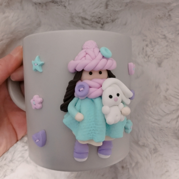 Polymer Clay Mug - Picture 1 of 3